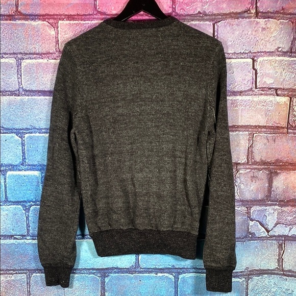 Lucky Brand Sweatshirt Gray Men's Size Small Long Sleeve Pullover Crewneck - Picture 3 of 7